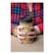 Eco-Products EcoLid 25% Recy Content Hot Cup Lid, Black, F/10-20oz, PK1000 EP-HL16-BR - alternate 2